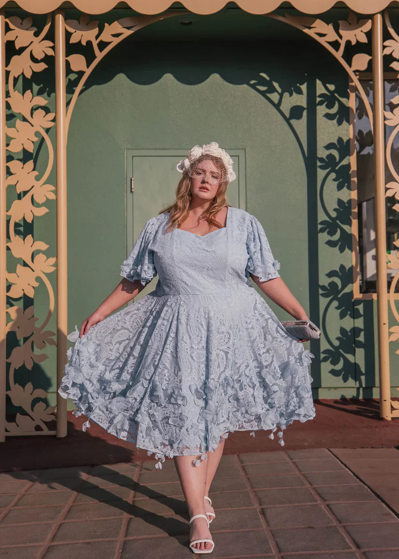 JessaKae Paisley Dress - Blue