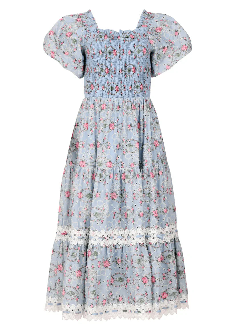 JessaKae Penelope Dress - Blue China