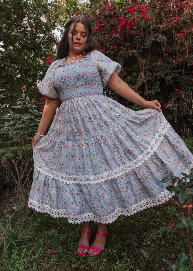 JessaKae Penelope Dress - Blue China