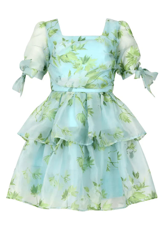 JessaKae Petal Dress - Sky Bloom