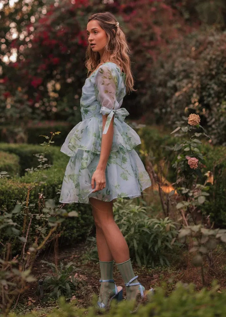 JessaKae Petal Dress - Sky Bloom