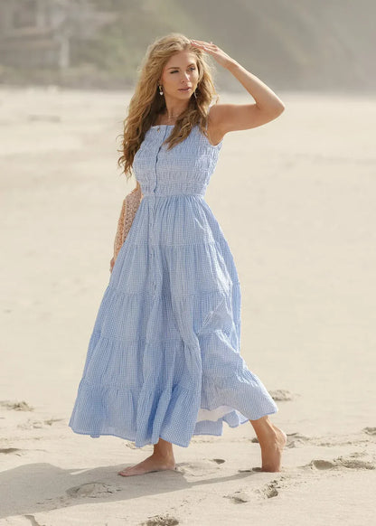 JessaKae Seabrooke Dress - Blue Shell