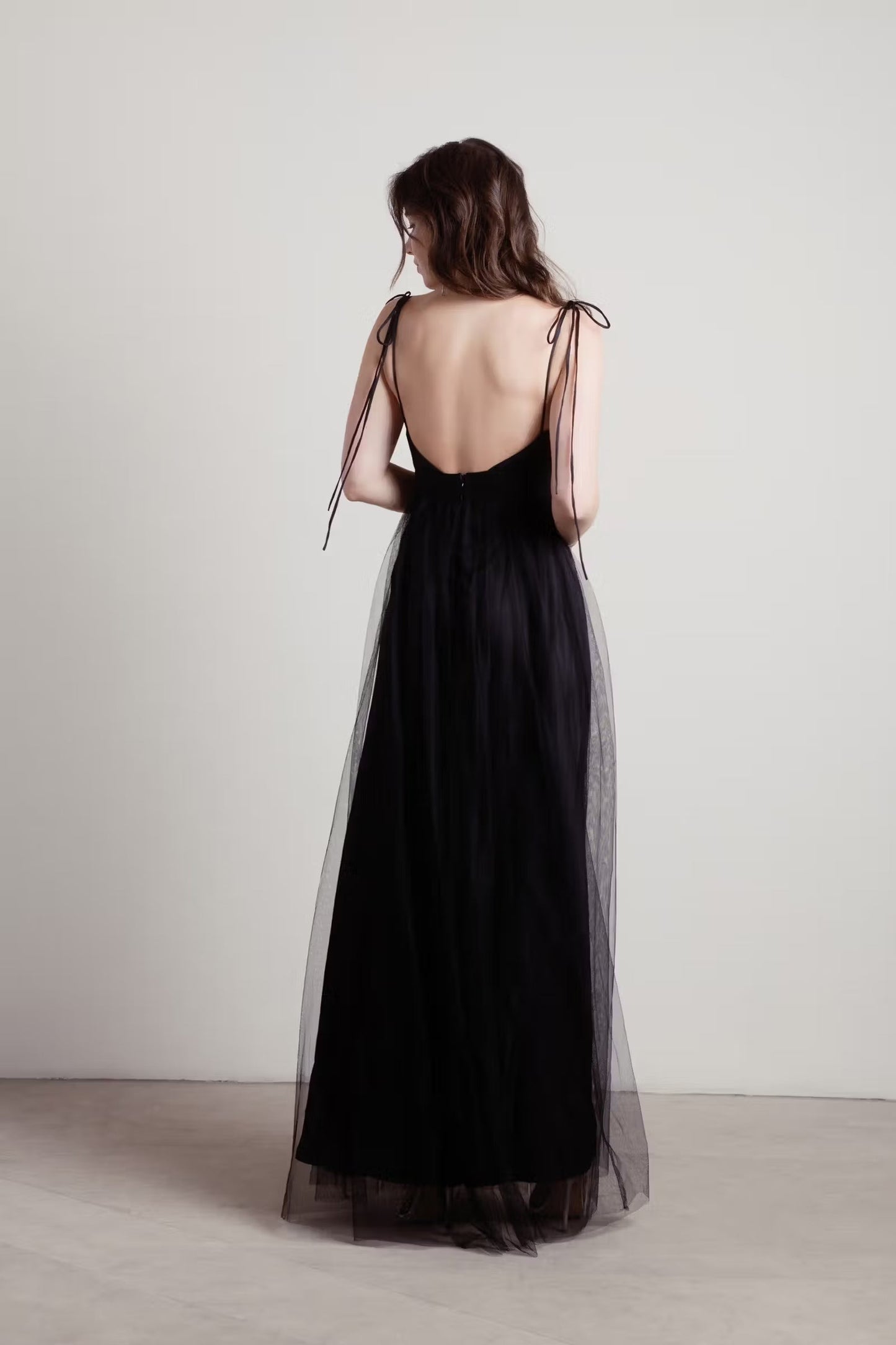 Tobi Slay The Night Deep V Double High Slit Maxi Dress