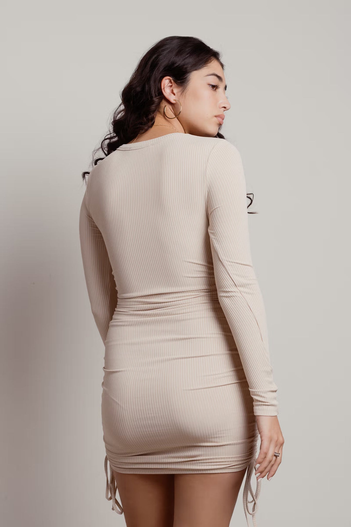 Tobi Cozi Ribbed Bustier Mini Dress x2