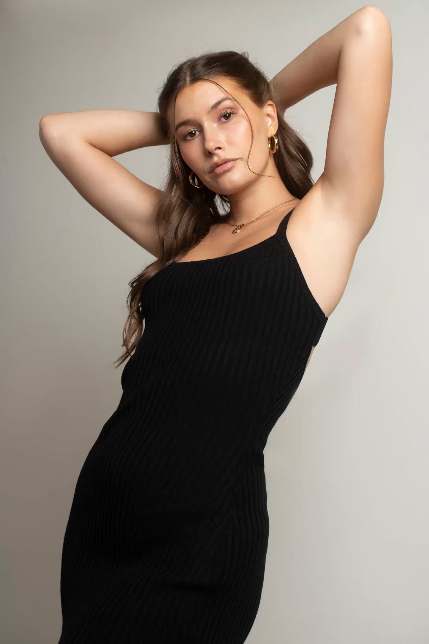 Tobi End Up Here Ribbed Open Back Mini Dress x2