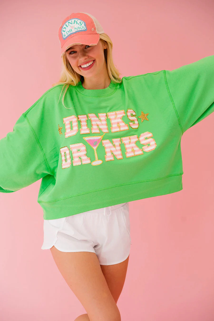 Judith March DINKS AND DRINKS PULLOVER