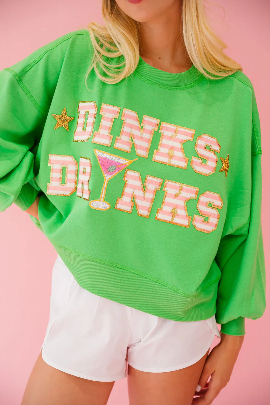 Judith March DINKS AND DRINKS PULLOVER