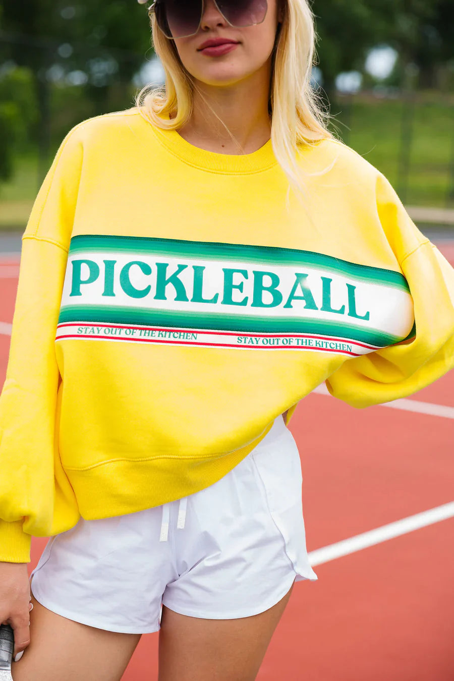 Judith March RETRO PICKLEBALL PULLOVER