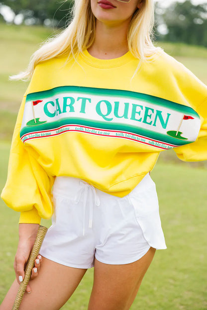 Judith March CART QUEEN YELLOW PULLOVER