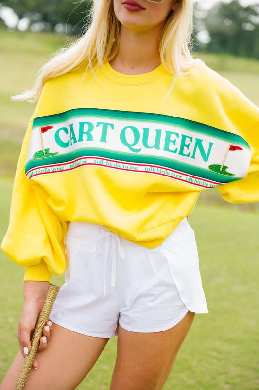 Judith March CART QUEEN YELLOW PULLOVER