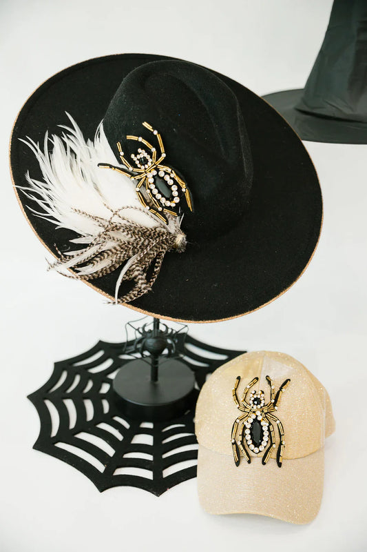 Judith March SPOOKY SPIDER BASEBALL HAT