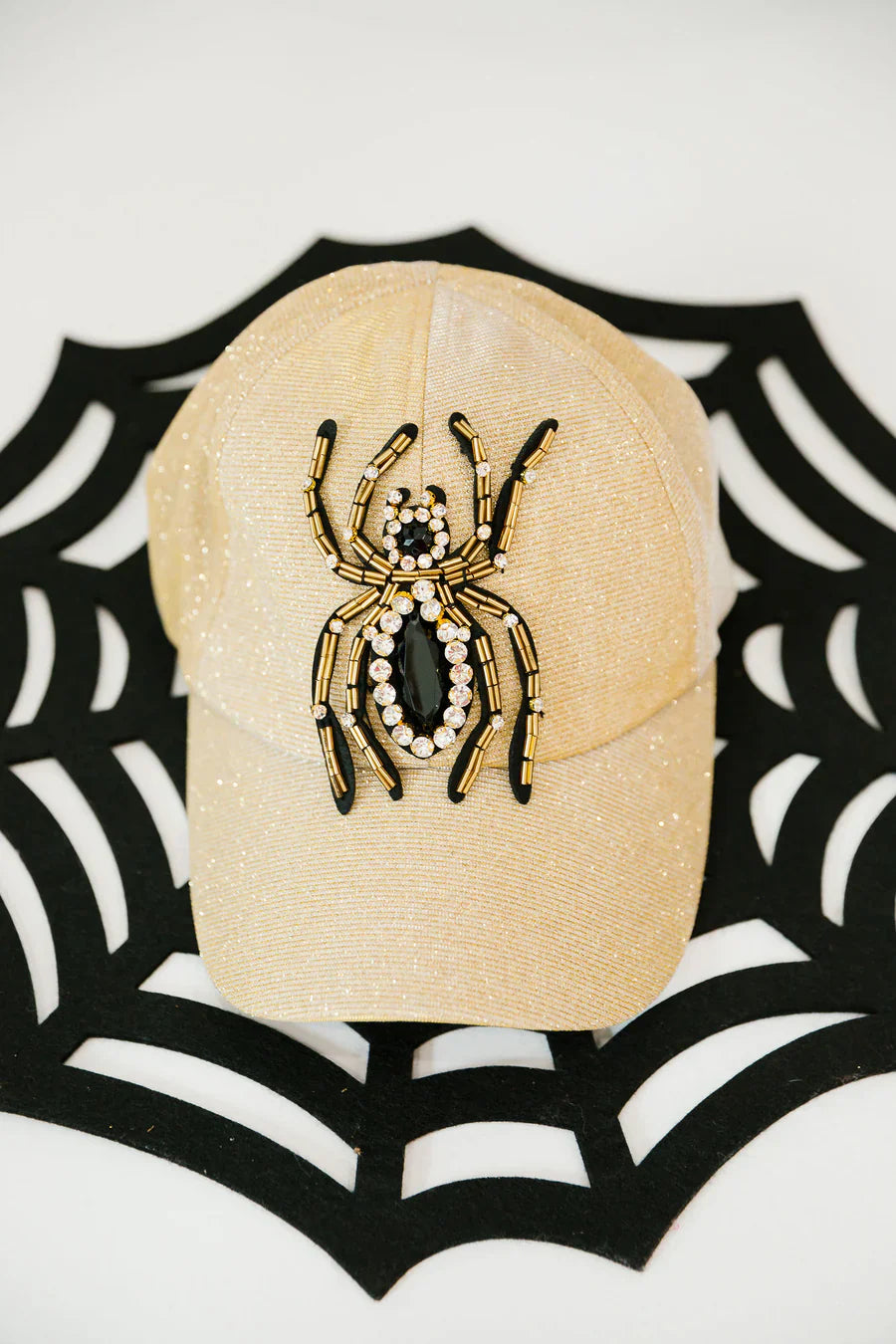 Judith March SPOOKY SPIDER BASEBALL HAT
