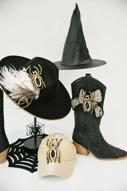 Judith March SPOOKY SPIDER BASEBALL HAT