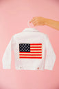 Judith March MINI KIDS LAND OF THE FREE DENIM JACKET