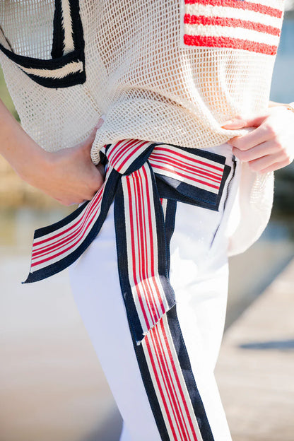 Judith March USA STRIPED BOW FLARES
