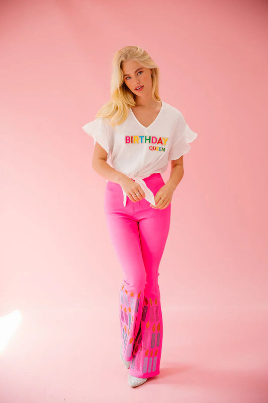 Judith March BIRTHDAY CANDLES PINK FLARES