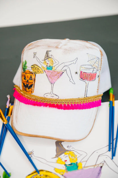 Judith March DRINK UP WITCHES TRUCKER HAT