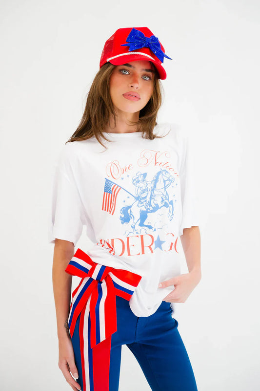 Judith March ONE NATION UNDER GOD TEE