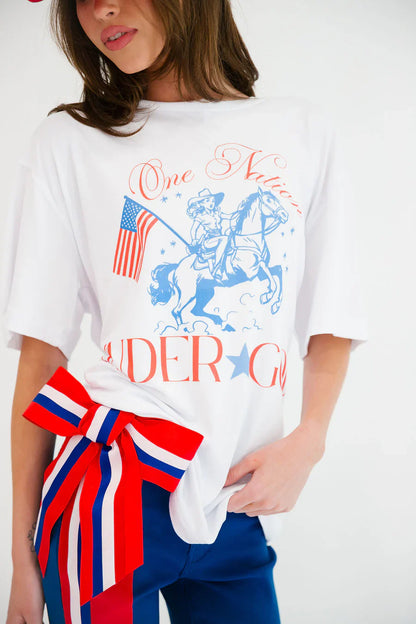 Judith March ONE NATION UNDER GOD TEE