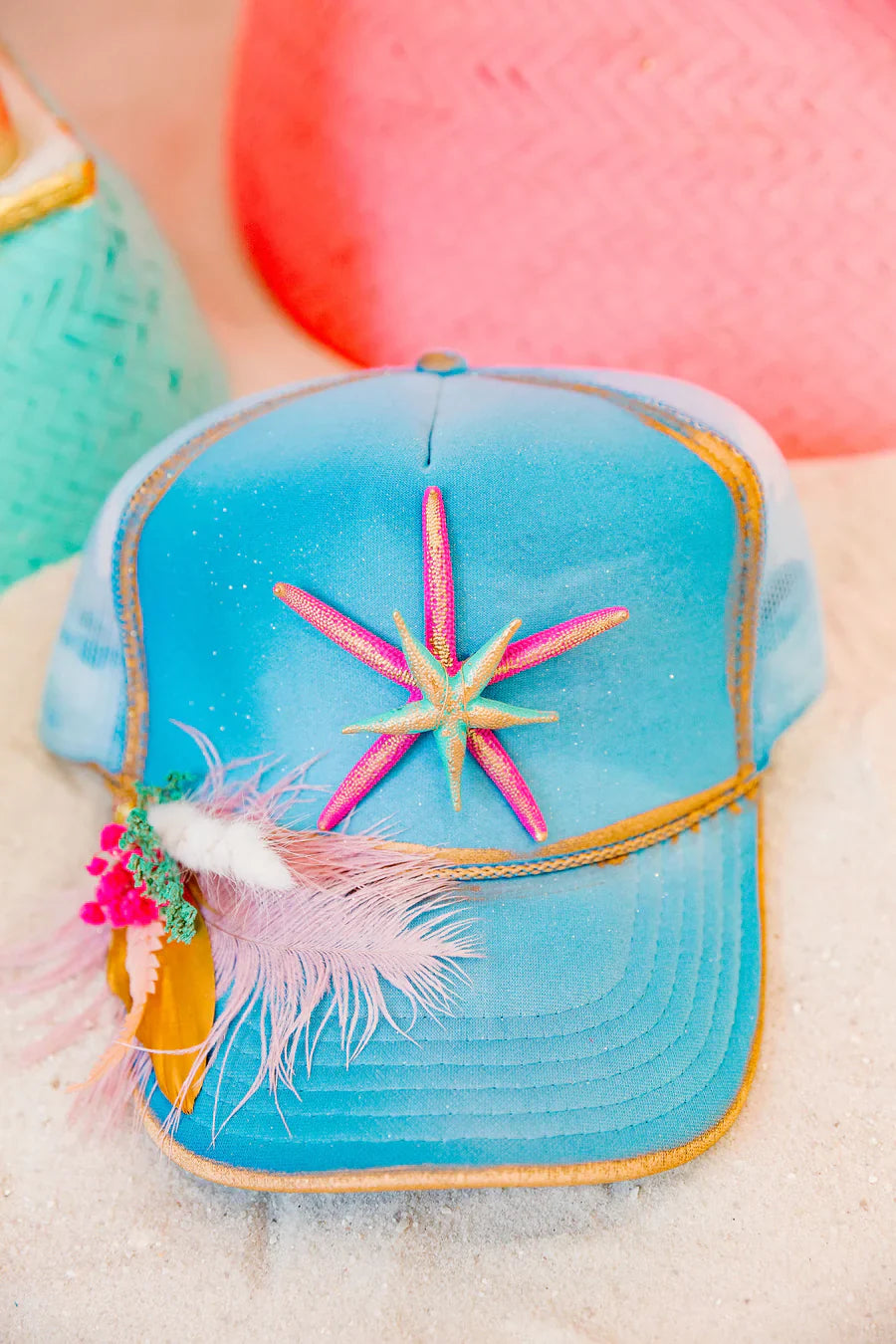 Judith March STAR OF THE SHORE TRUCKER HAT