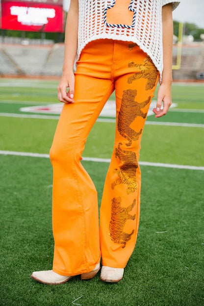 Judith March TIGER TOWN FLARES