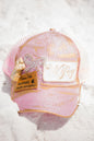 Judith March WIFEY PINK GLITTER HAT