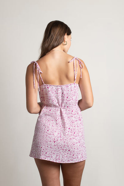 Tobi Billie Boy Floral A-Line Mini Dress