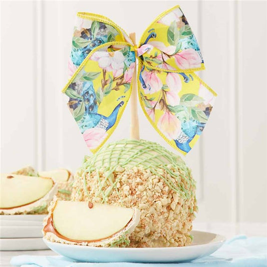 Mrs Prindables Key Lime Peacock Jumbo Caramel Apple