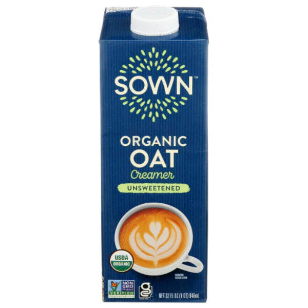Crio Bru Sown Organic Oat Creamer - Unsweetened 2 LB (32oz)