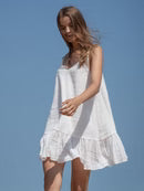 The Handloom Liv Mini Ruffle Dress