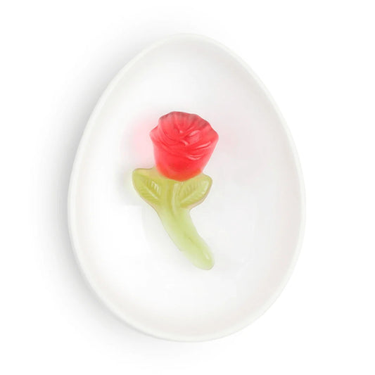 Sugarfina Long-Stem Roses Cherry Gummy - Small Candy Cube (x4)