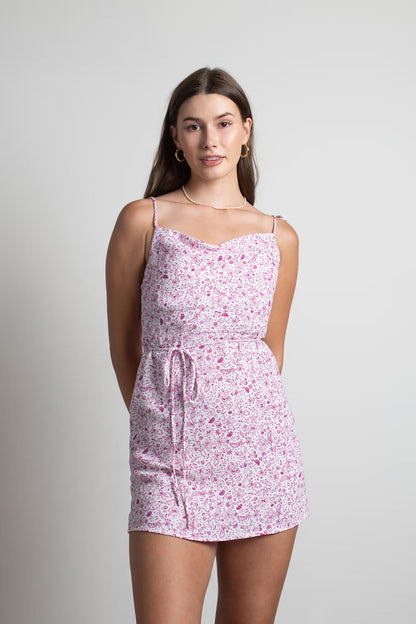 Tobi Billie Boy Floral A-Line Mini Dress
