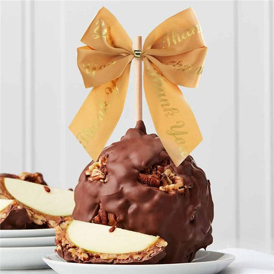 Mrs Prindables Milk Chocolate Walnut Pecan Thank You Jumbo Caramel Apple