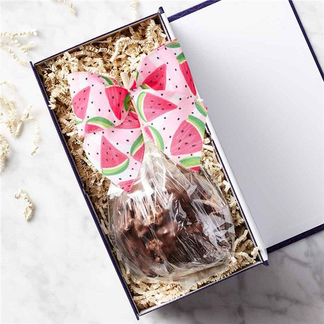 Mrs Prindables Milk Chocolate Walnut Pecan Watermelon Ribbon Jumbo Caramel Apple