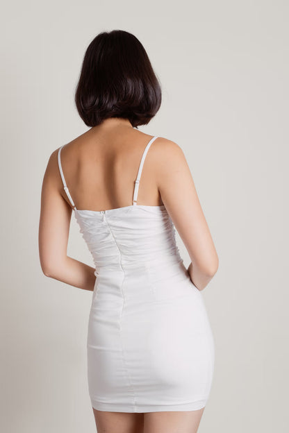 Tobi On Repeat Lace Up Bodycon Mini Dress x2
