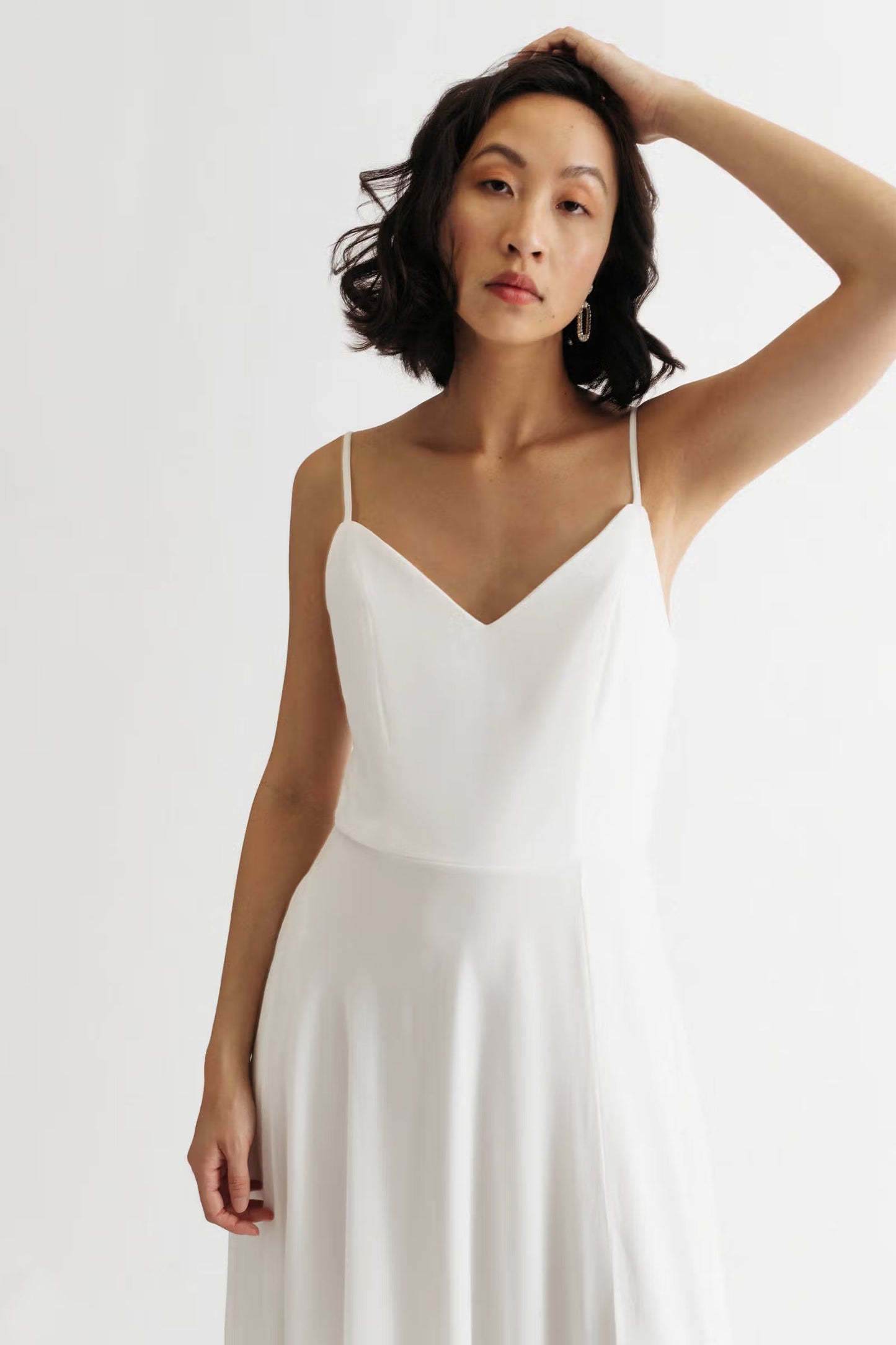 Tobi Nelli Cold Shoulder High Slit Maxi Dress