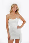 Tobi Aelin Ruched Corset Mini Dress