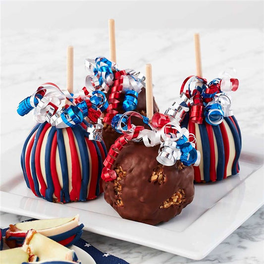Mrs Prindables Patriotic Caramel Apple 4-Pack