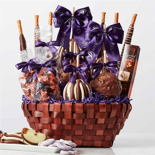 Mrs Prindables Grand Caramel Apple Gift Basket