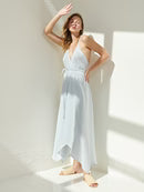 The Handloom Sage Maxi Dress