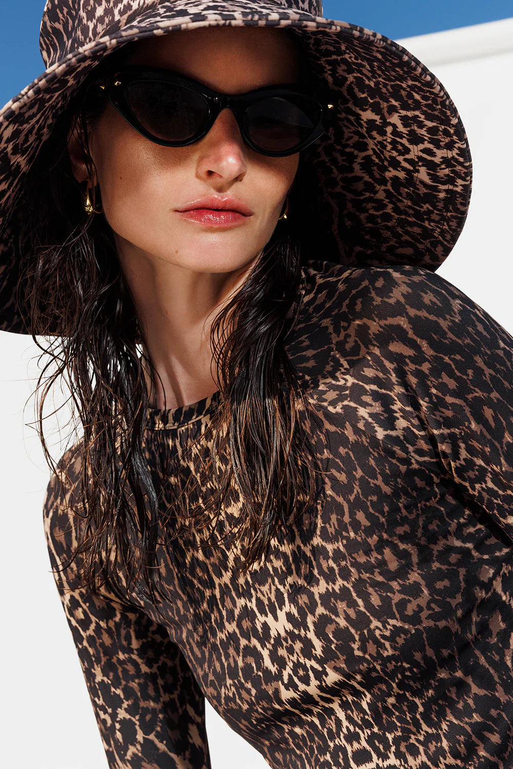 Watskin Sunwear Sienna Hat in Leopard
