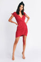 Tobi Savannah Ruched Surplice Mini Dress x2