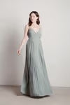 Tobi Love Galore Pleated Slit Maxi Dress