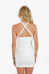 Tobi Zammarah Cross Halter Bodycon Mini Dress