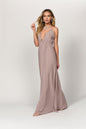 Tobi Abegayle Lace Trim Cross Back Maxi Dress