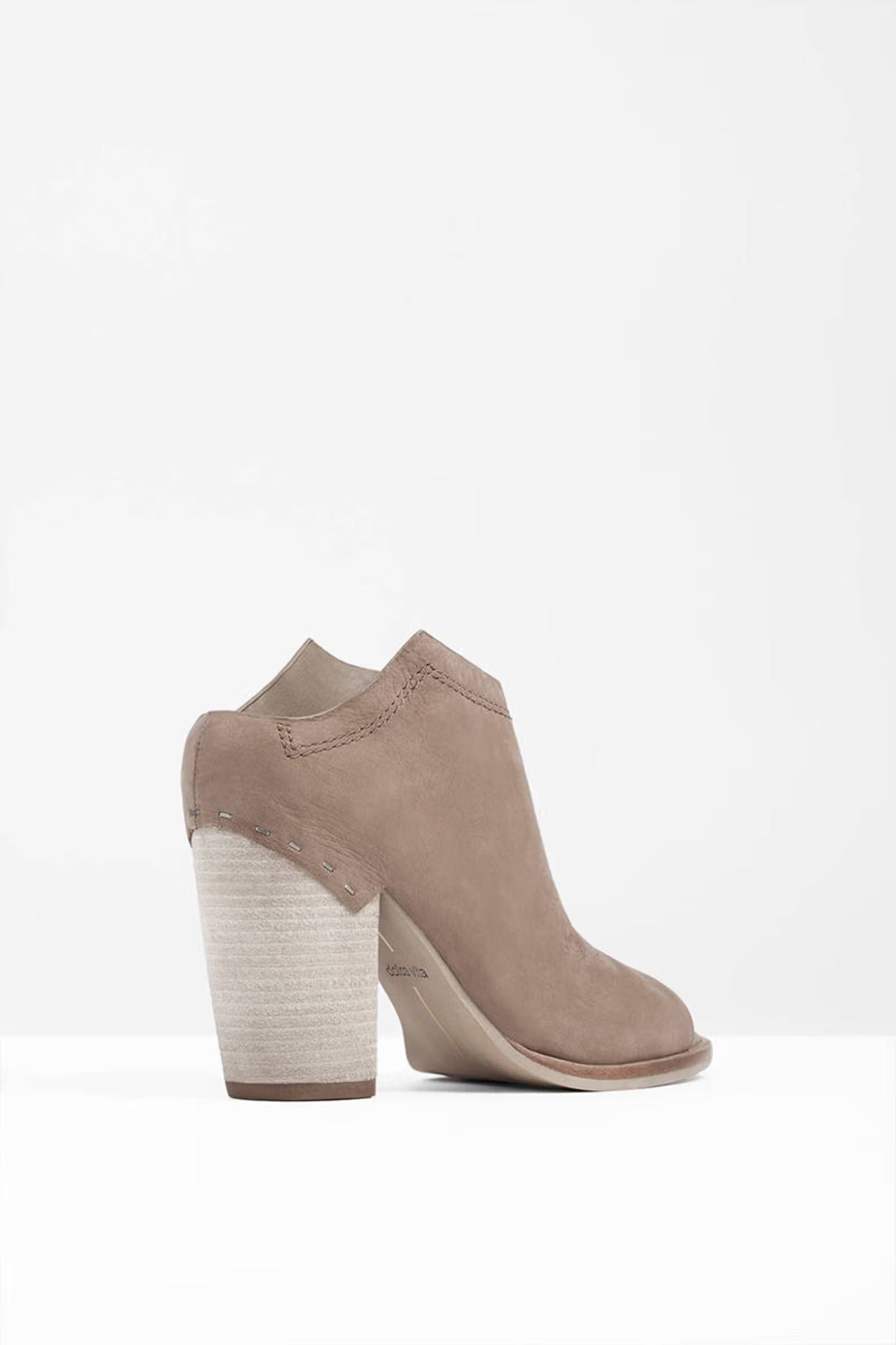 Tobi Dolce Vita Noa Peep Toe Heels - Taupe Nubuck