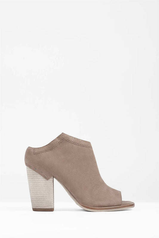 Tobi Dolce Vita Noa Peep Toe Heels - Taupe Nubuck