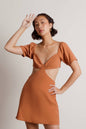 Tobi Serasa Cutout Skater Mini Dress