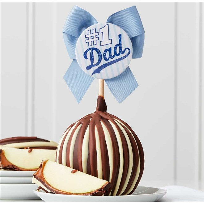 Mrs Prindables Triple Chocolate #1 Dad Button Jumbo Caramel Apple
