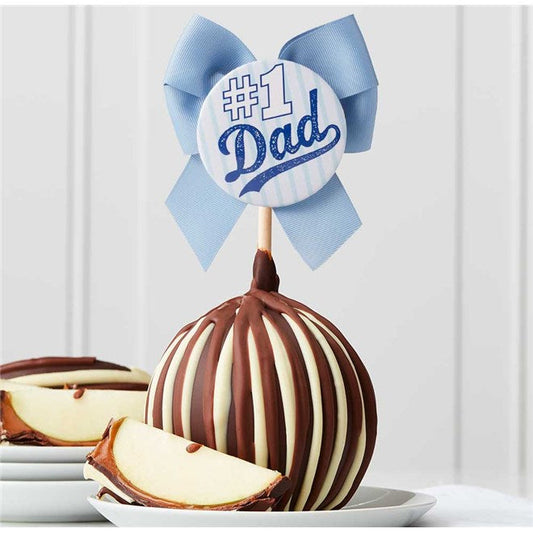 Mrs Prindables Triple Chocolate #1 Dad Button Jumbo Caramel Apple